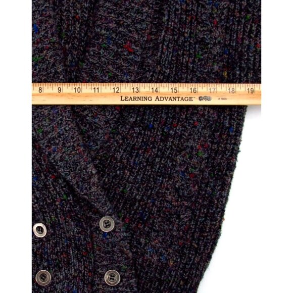 Vintage Petite Sophisticate Cardigan Sweater Womens Small Cable Knit Open V-Neck - Picture 7 of 12